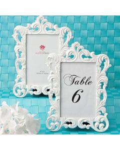 White Baroque Picture Frame