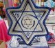 Jewish Star Ceramic Candy Dish 